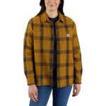 Bild von Carhartt Damen Hemd – loose fit heavyweight twill long-sleeve plaid shirt