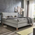 Bild von HOMELIV. Boxspringbett Zibo Webstoff