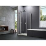 Bild von HÜPPE Design pure Viereck Bewegliche Seitenwand für Schwingtür